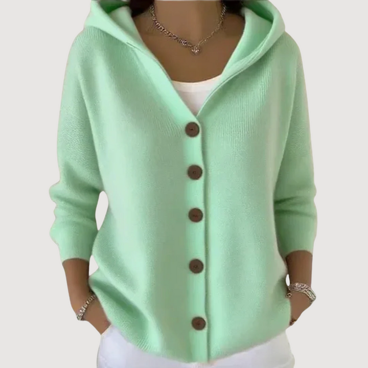 SOPHIA – CUTE HOODED CARDIGAN