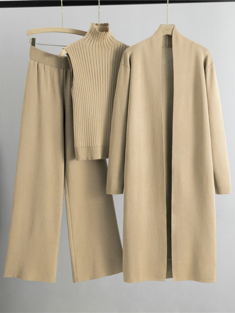 DORIS™ – Comfortable Three-Piece Knit Set for Women