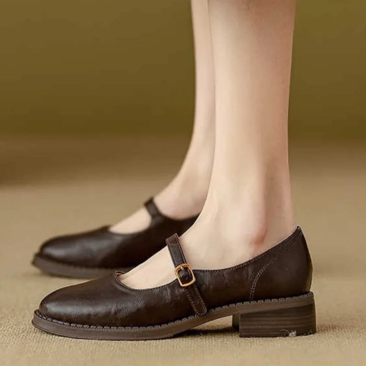 Belle | Timeless Leather Mary Jane Comfort Shoes
